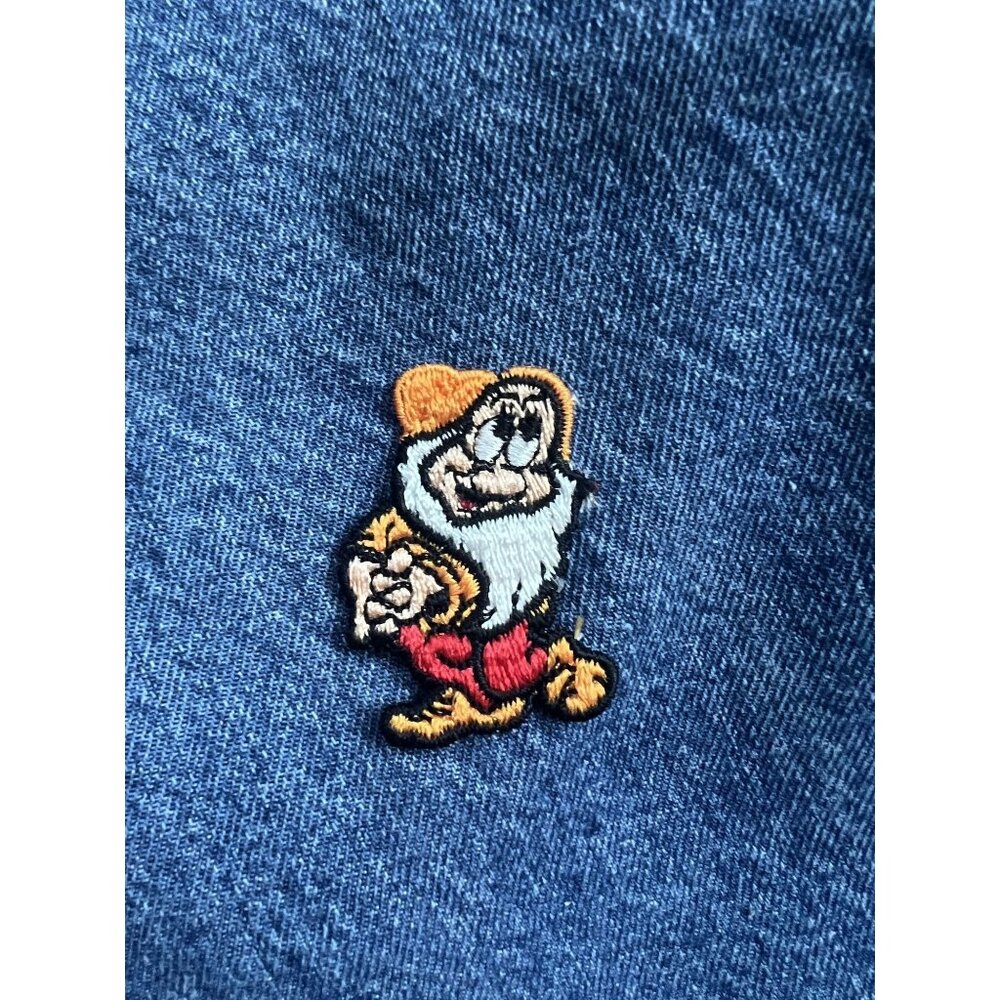 Vintage 1970s Walt Disney Bashful Dwarf Embroidered Patch by Streamline USA NOS